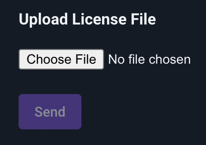 License Upload