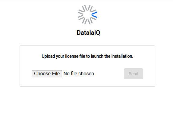 Upload license